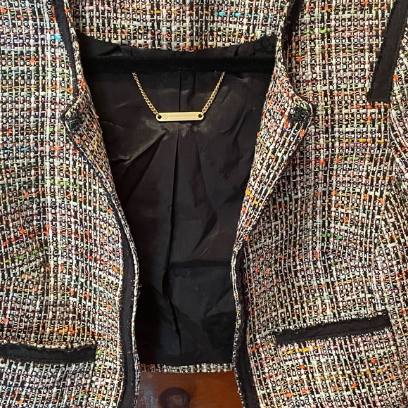 Tina Turk multicolored short blazer size 2 - Picture 4 of 9